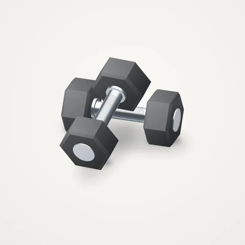 Peak Motion Hex Dumbbell Pair